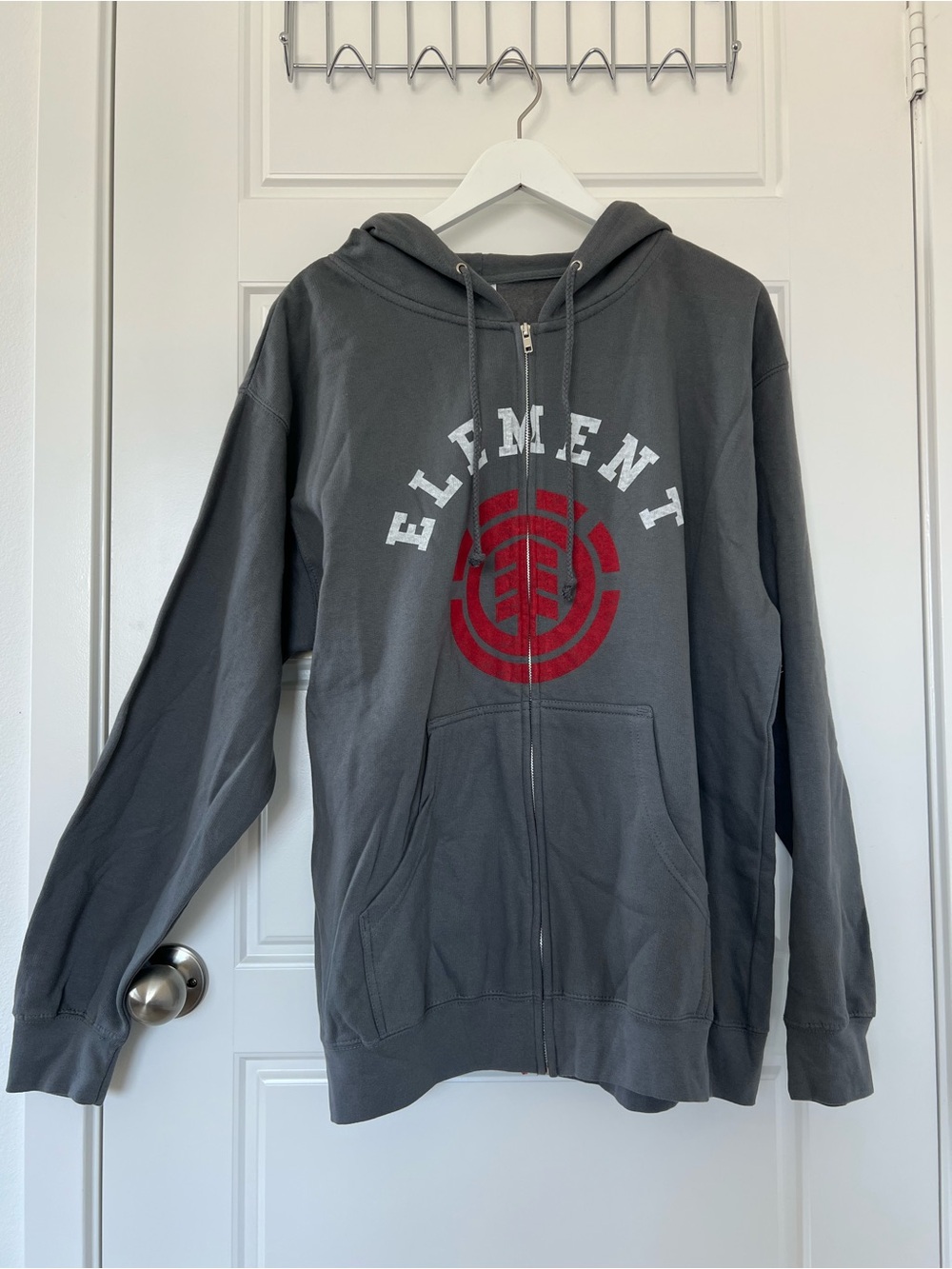 Element // NWOT Men's Casual Full Zip-up Fleece Lined Graphic Hoodie